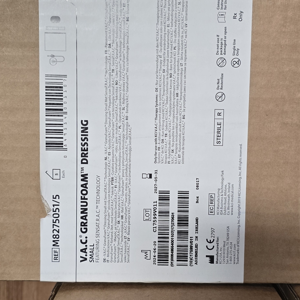 (2) 3M V.A.C. GRANUFOAM Dressing Box + 3 ACTIVAC Boxes. All Boxes Have 5 Items